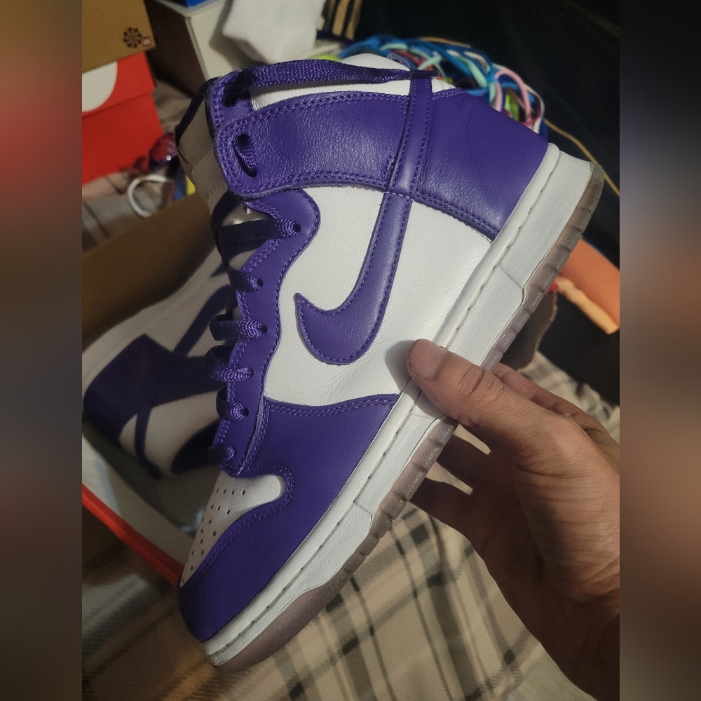 W Nike Dunk high "Varsity purple"
